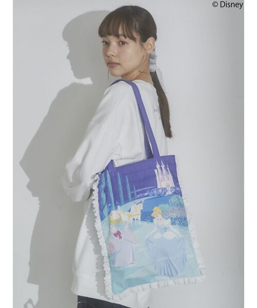 merry jenny(メリージェニー)の「Cinderellaトートバッグ(トートバッグ・レディース・ブルー・FREE)」の11枚目の写真