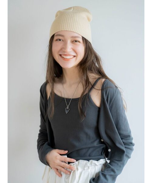 Ungrid（アングリッド）の「ショートカットアンサンブル（Tシャツ/カットソー・レディース・レッド/チャコールグレー/オフホワイト・FREE）」の4枚目の写真