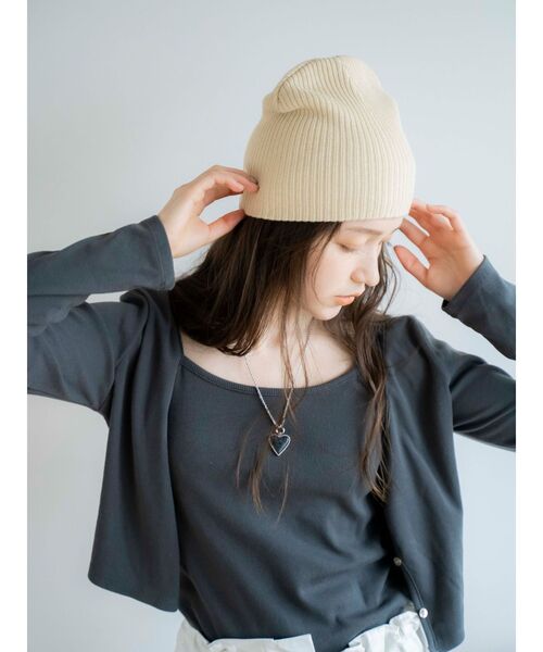 Ungrid（アングリッド）の「ショートカットアンサンブル（Tシャツ/カットソー・レディース・レッド/チャコールグレー/オフホワイト・FREE）」の5枚目の写真