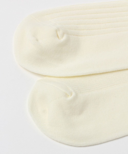 niko and...（ニコアンド）の「オリジナルロゴリボン2Pソックス（ソックス/靴下・レディース・アイボリー/ホワイト・FREE）」の4枚目の写真