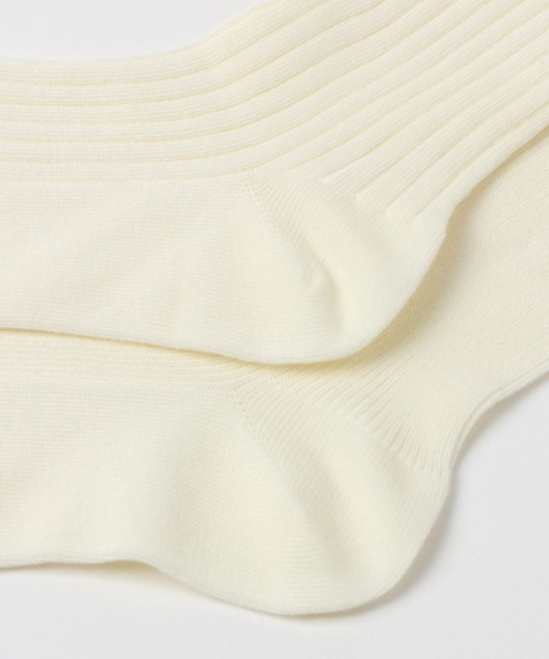 niko and...（ニコアンド）の「オリジナルロゴリボン2Pソックス（ソックス/靴下・レディース・アイボリー/ホワイト・FREE）」の5枚目の写真