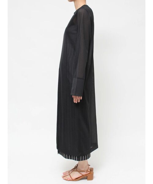 LAGUNAMOON（ラグナムーン）の「シアーロングスリットプルオーバー（Tシャツ/カットソー・レディース・ブラック/ホワイト・FREE）」の11枚目の写真