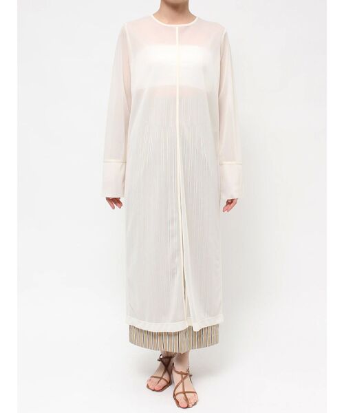 LAGUNAMOON（ラグナムーン）の「シアーロングスリットプルオーバー（Tシャツ/カットソー・レディース・ブラック/ホワイト・FREE）」の21枚目の写真