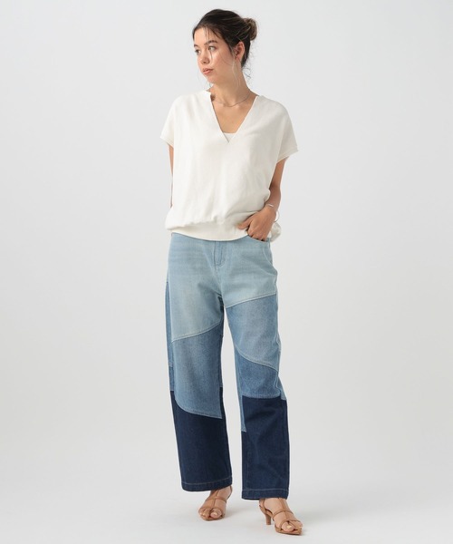 セール】パッチワークジーンズ（デニムパンツ）｜BAYFLOW（ベイフロー