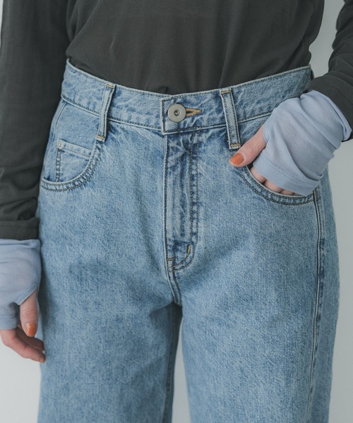 PUBLIC TOKYO（パブリックトウキョウ）の「PUBLICDENIM RELAX（デニムパンツ・レディース・ブルー/ブラック/インディゴブルー・S-Regular/S-Long/M-Regular/M-Long/L-Regular/L-Long/XL-Regular）」の10枚目の写真