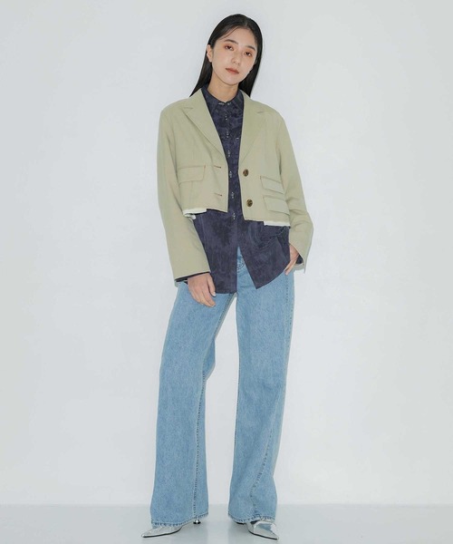 PUBLIC TOKYO（パブリックトウキョウ）の「PUBLICDENIM RELAX（デニムパンツ・レディース・ブルー/ブラック/インディゴブルー・S-Regular/S-Long/M-Regular/M-Long/L-Regular/L-Long/XL-Regular）」の22枚目の写真