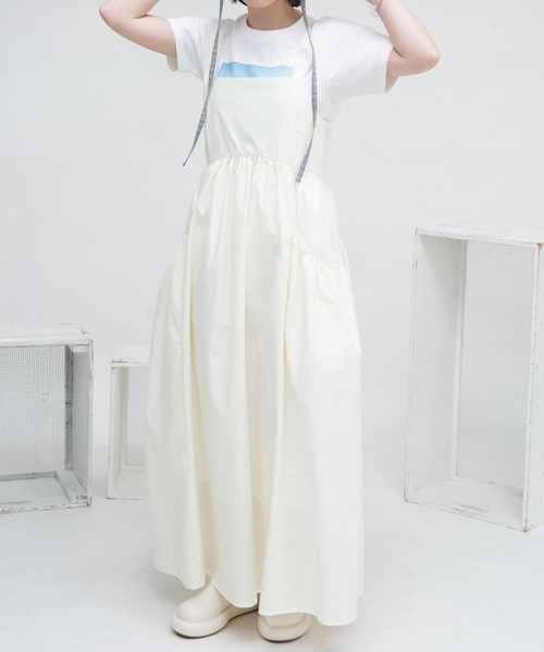 【セール】ギャザーポケットキャミワンピース（ワンピース）｜KBF（ケイビーエフ）