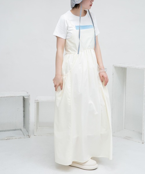 【セール】ギャザーポケットキャミワンピース（ワンピース）｜KBF（ケイビーエフ）