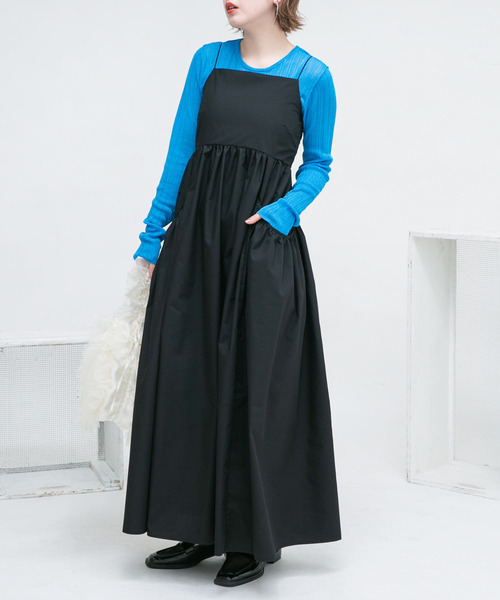 【セール】ギャザーポケットキャミワンピース（ワンピース）｜KBF（ケイビーエフ）