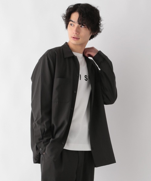 GLOBAL WORK（グローバルワーク）の「爽快DRYタッチシャツ/長袖/975751