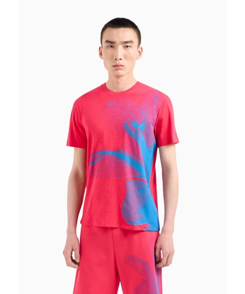 Armani exchange|プリント半袖Tシャツ セール】【A|X アルマーニ エクスチェンジ】バケーション