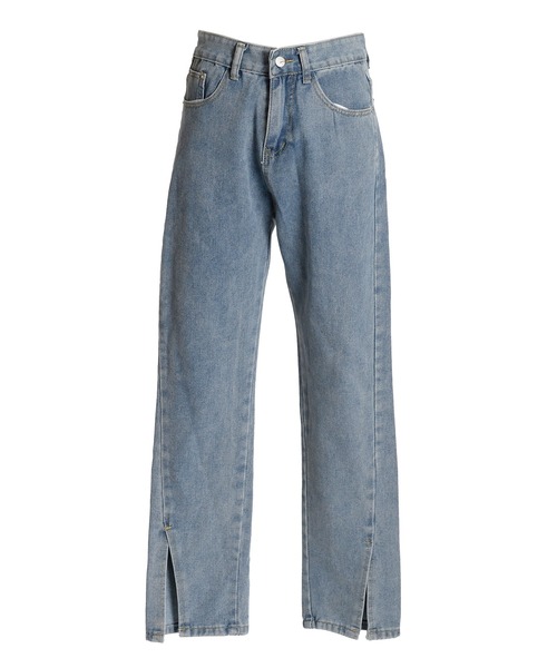 MARAI（マーライ）の「【MARAI】フロントスリットデニムパンツ（デニムパンツ・レディース・ブラック/ブルー・LARGE/X-LARGE/MEDIUM）」の7枚目の写真