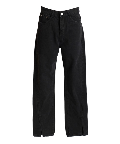 MARAI（マーライ）の「【MARAI】フロントスリットデニムパンツ（デニムパンツ・レディース・ブラック/ブルー・LARGE/X-LARGE/MEDIUM）」の8枚目の写真