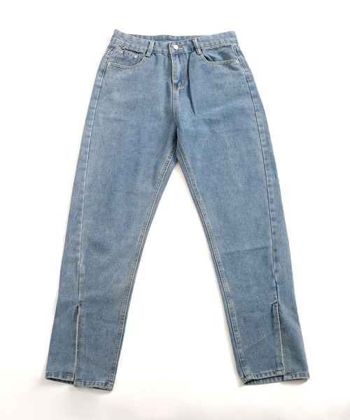 MARAI（マーライ）の「【MARAI】フロントスリットデニムパンツ（デニムパンツ・レディース・ブラック/ブルー・LARGE/X-LARGE/MEDIUM）」の9枚目の写真