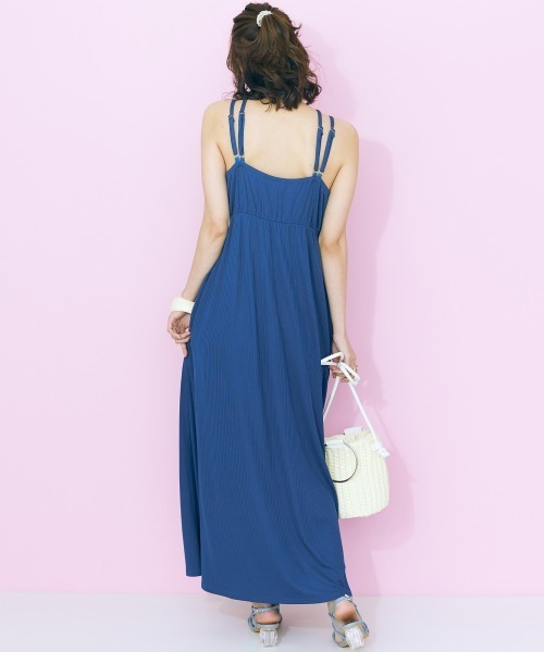 marun（マルン）の「＜大きいサイズ＞ ワンピース＋カーディガンセットアップ marun（ワンピース・レディース・ネイビー/ピンク/ライム・5L/4L/3L/LL/L）」の14枚目の写真