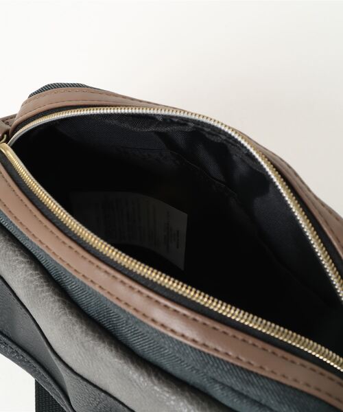 EDWIN(エドウィン)の「【EDWIN/エドウィン】別注PUミニショルダー(ショルダーバッグ・メンズ・ブラック/ブラウン・FREE)」の5枚目の写真