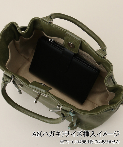 MILOS(ミロス)の「《天神ビオロ・WEB限定》【MILOS】金具付きトートM(トートバッグ・レディース・カーキ・FREE)」の7枚目の写真