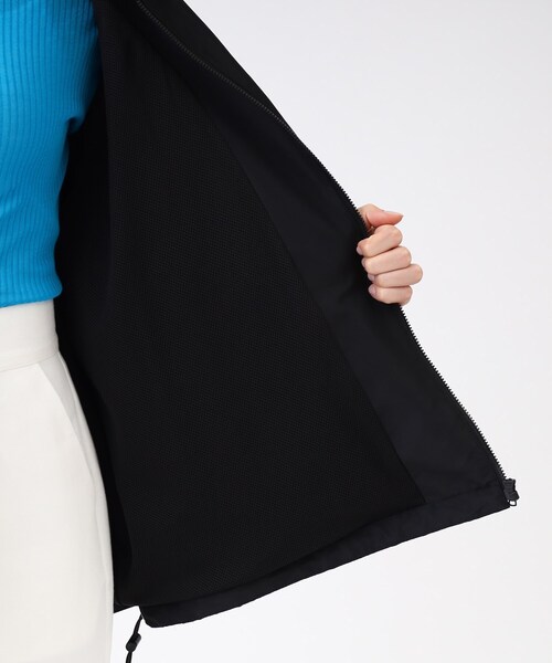 GALLEST（ギャレスト）の「◆フォルムシルエット タフタコート【ウォッシャブル】（その他アウター・レディース・オフホワイト/ブラック・36/40/05/38）」の7枚目の写真