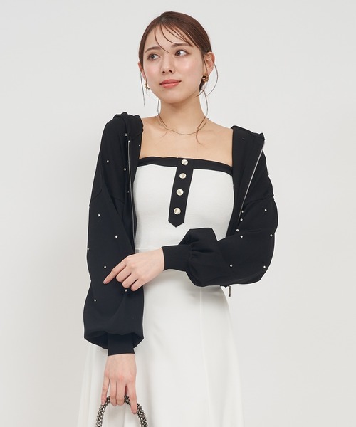 キラキラビジューニットトップス｜ニット｜トップス｜ROYAL