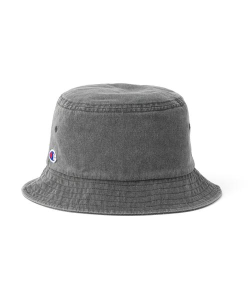 Champion(チャンピオン)の「Champion(チャンピオン)カレッジロゴバケットハット(ハット・メンズ・ネイビー/ブラック・フリー)」の4枚目の写真