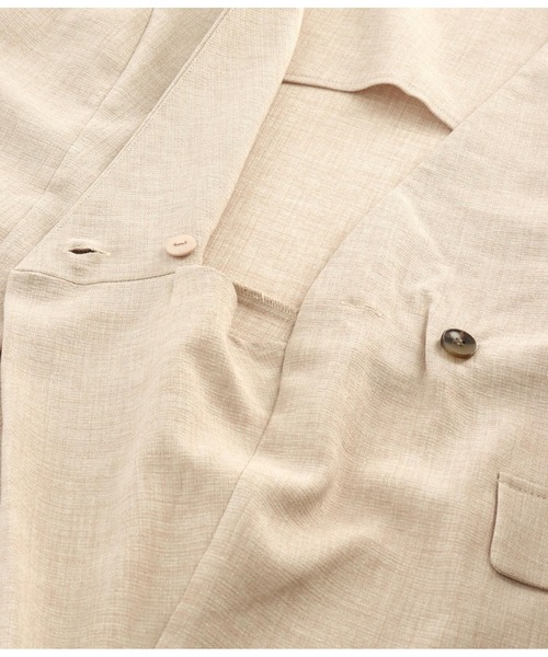 Settimissimo（セッティミッシモ）の「リネンライク ワイドオールインワン（ワンピース・レディース・ブラック/ベージュ・FREE）」の12枚目の写真