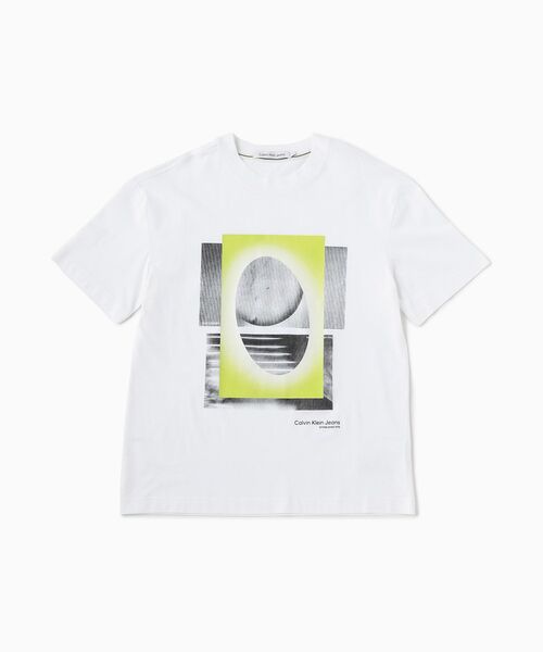 【 】カルバンクライン フォトプリント 半袖Tシャツ セール】メタフォトプリント Tシャツ（Tシャツ/カットソー