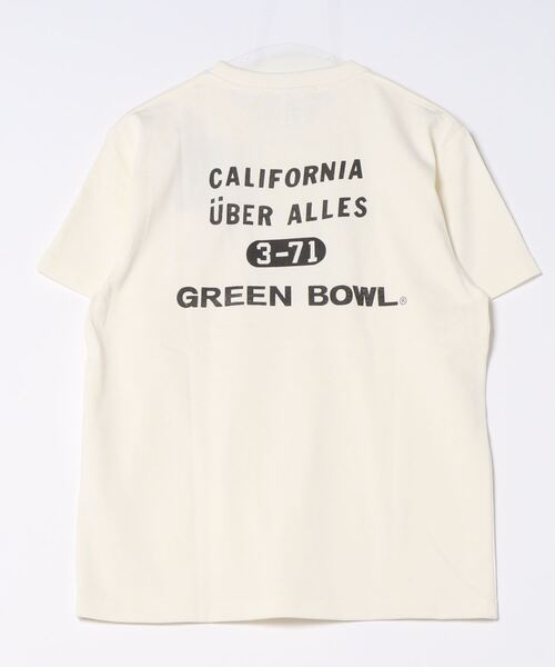 GREEN BOWL(グリーンボウル)の「【日本製】グリーンボウル 【GREEN BOWL】Organic CottonT-shirts (A柄 CALIFORNIA)(Tシャツ/カットソー・レディース・ダークネイビー/オフホワイト/ブラック・M/L/XL)」の4枚目の写真