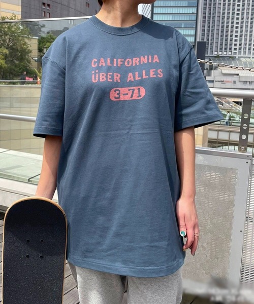 【日本製】グリーンボウル 【GREEN BOWL】Organic CottonT-shirts (A柄 CALIFORNIA）（Tシャツ/カットソー）｜GREEN BOWL（グリーンボウル）