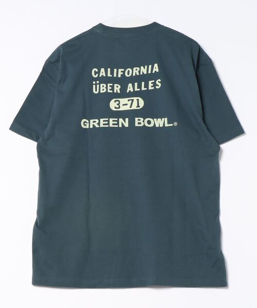 GREEN BOWL(グリーンボウル)の「【日本製】グリーンボウル 【GREEN BOWL】Organic CottonT-shirts (A柄 CALIFORNIA)(Tシャツ/カットソー・レディース・ダークネイビー/オフホワイト/ブラック・M/L/XL)」の13枚目の写真