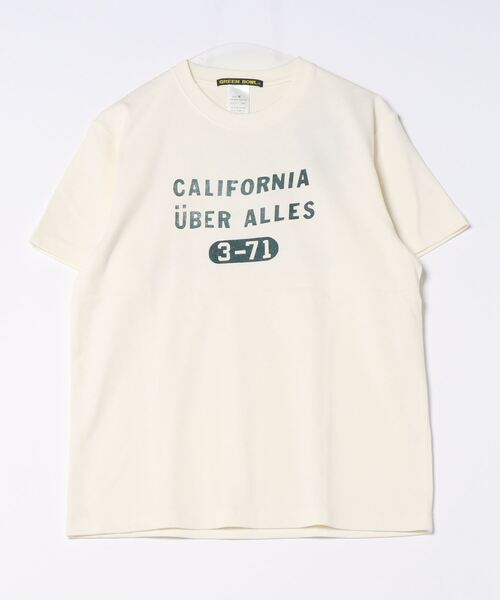 GREEN BOWL(グリーンボウル)の「【日本製】グリーンボウル 【GREEN BOWL】Organic CottonT-shirts (A柄 CALIFORNIA)(Tシャツ/カットソー・レディース・ダークネイビー/オフホワイト/ブラック・M/L/XL)」の9枚目の写真