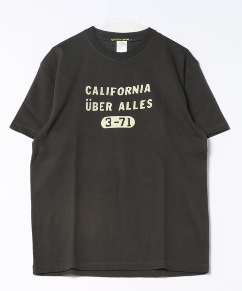 GREEN BOWL(グリーンボウル)の「【日本製】グリーンボウル 【GREEN BOWL】Organic CottonT-shirts (A柄 CALIFORNIA)(Tシャツ/カットソー・レディース・ダークネイビー/オフホワイト/ブラック・M/L/XL)」の10枚目の写真