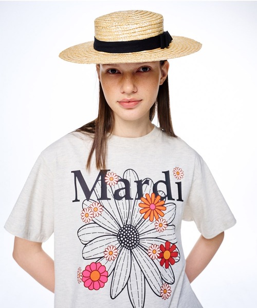 トップス Mardi MercrediTSHIRT FLOWERMARDI BLOSSOM TSHIRT FLOWERMARDI BLOSSOM(Tシャツ/カットソー)|Mardi