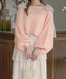 2wayスカシアミリボンニット