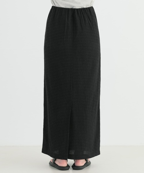 URBAN RESEARCH（アーバンリサーチ）の「シャーリングカットスカート（スカート・レディース・ブラック/アイボリー・FREE）」の19枚目の写真