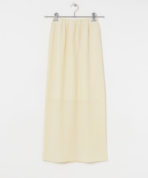 URBAN RESEARCH（アーバンリサーチ）の「シャーリングカットスカート（スカート・レディース・ブラック/アイボリー・FREE）」の21枚目の写真