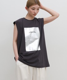 select MOCA | 【選べる】箔プリントノースリーブTシャツ(Tシャツ/カットソー)
