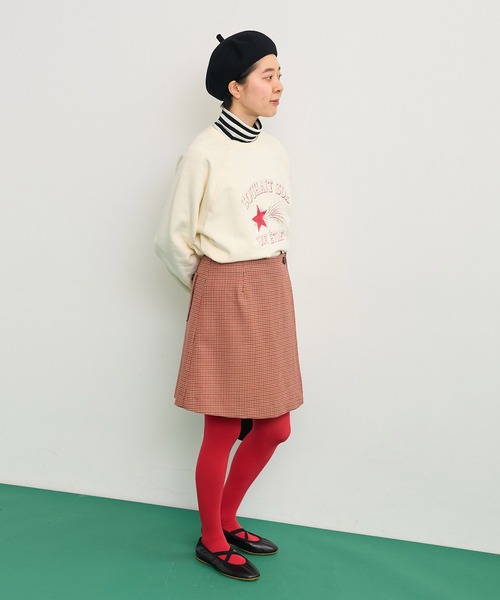 売れ筋商品|||CHILD WOMAN チャイルドウーマン 30/10裏毛 エトワールプリント ちびスウェット セール】☆30/10裏毛 エトワールプリント ちびスウェット