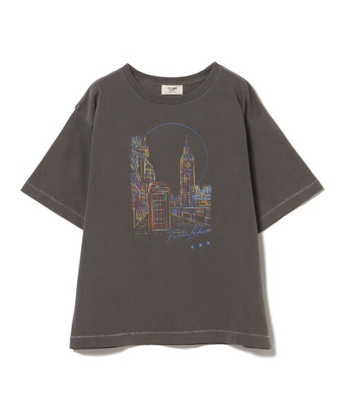 BEAMS HEART(ビームスハート)の「BEAMS HEART / カラフルプリントTシャツ(Tシャツ/カットソー・レディース・ブラック系その他4/オフホワイト/ブルー・FREE)」の22枚目の写真