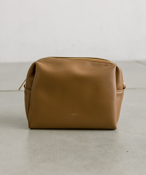 loti（ロティ）の「loti ポーチ付きワンハンドル2WAYBAG（トートバッグ・レディース・ブラック/アイボリー/ブラウン・ONE SIZE）」の11枚目の写真