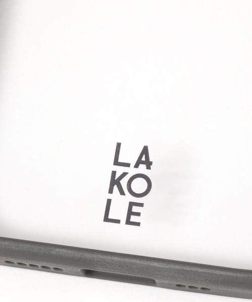 LAKOLE(ラコレ)の「シンプルフレームiPhoneケース / 124157(スマホケース/カバー・レディース・アイボリー/チャコール/桜・X-SMALL/SMALL/MEDIUM)」の8枚目の写真