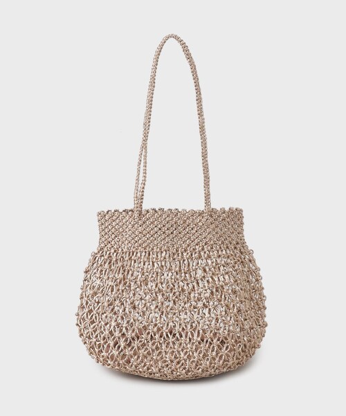 GALLEST（ギャレスト）の「◆【THE BAGMATI】メッシュバッグ（ハンドバッグ・レディース・ブラック/ベビーピンク/シルバー・00）」の5枚目の写真