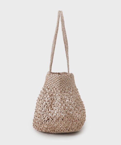 GALLEST（ギャレスト）の「◆【THE BAGMATI】メッシュバッグ（ハンドバッグ・レディース・ブラック/ベビーピンク/シルバー・00）」の6枚目の写真