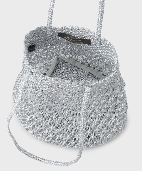 GALLEST（ギャレスト）の「◆【THE BAGMATI】メッシュバッグ（ハンドバッグ・レディース・ブラック/ベビーピンク/シルバー・00）」の10枚目の写真