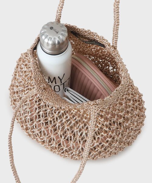 GALLEST（ギャレスト）の「◆【THE BAGMATI】メッシュバッグ（ハンドバッグ・レディース・ブラック/ベビーピンク/シルバー・00）」の12枚目の写真