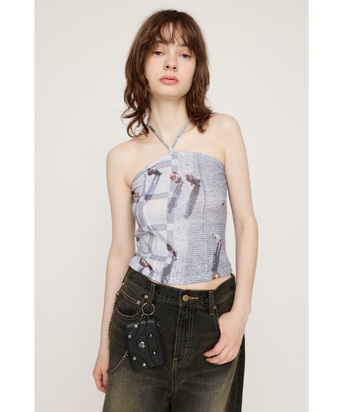 SLY（スライ）の「CHAIN HANGING POUCH チェーン ハンギング ポーチ（ポーチ・レディース・ブラック/ホワイト・FREE）」の17枚目の写真