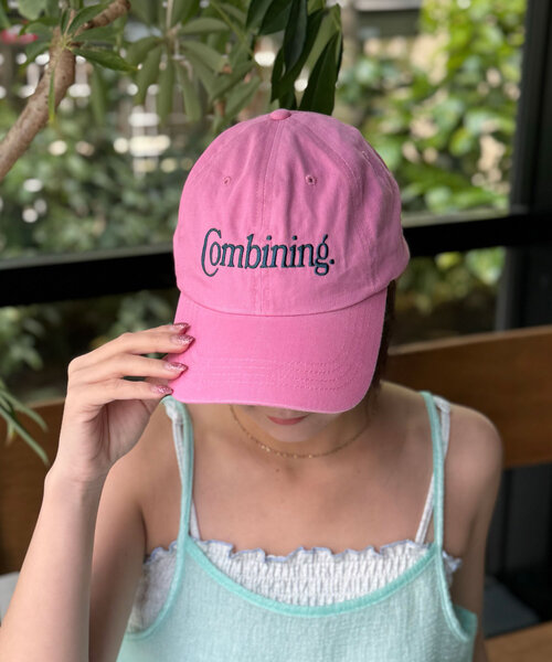 CIAOPANIC（チャオパニック）の「刺繍ロゴカラーキャップ（キャップ・レディース・ブラウン/ピンク・FREE）」の8枚目の写真