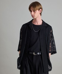 JUNRED | ハイブリッドレースシャツ(シャツ/ブラウス)