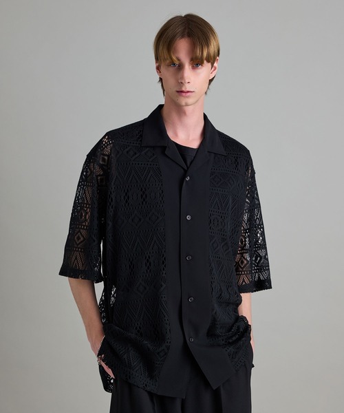 セール】【 新色追加 】ハイブリッドレースシャツ（シャツ