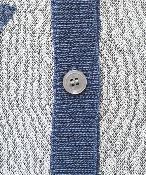 somari imagination（ソマリ イマジネーション）の「『フラワージャカードサマーニットカーデ』（カーディガン/ボレロ・レディース・ブルー/マスタード・FREE）」の8枚目の写真