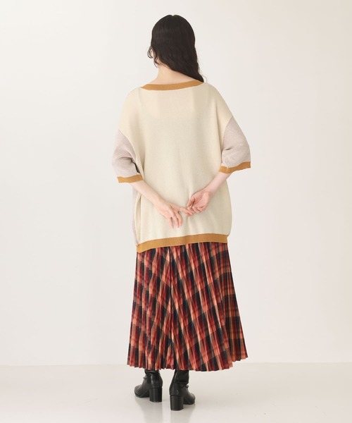 somari imagination（ソマリ イマジネーション）の「『フラワージャカードサマーニットカーデ』（カーディガン/ボレロ・レディース・ブルー/マスタード・FREE）」の22枚目の写真